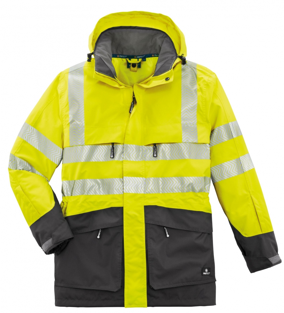 pics/BIG Arbeit/4protect-3415-warn-wetterschutz-jacke-gelb-schwarz-tampa-vorne.jpg